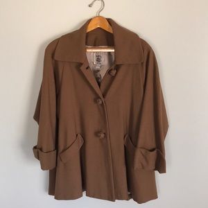 100%Wool Brown Coat